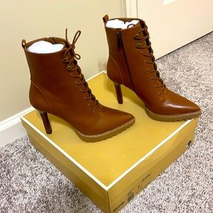 Michael Kors Kyle lace up booties